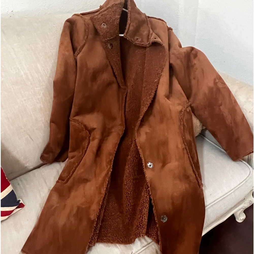 New Dark Camel Coat - image 3